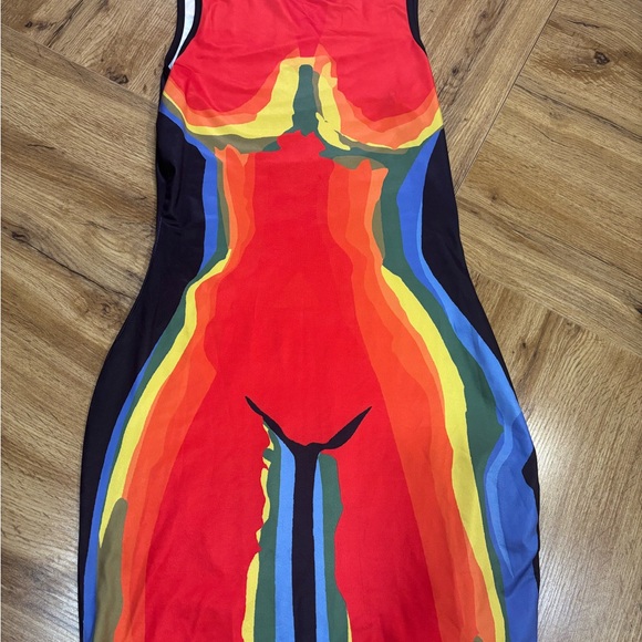 Dresses & Skirts - Vibrant Multicolor Bodycon Dress